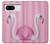 S3805 Flamant Rose Pastel Etui Coque Housse pour Google Pixel 8