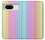 S3849 Couleurs verticales colorées Etui Coque Housse pour Google Pixel 8