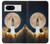 S3859 Bitcoin à la Lune Etui Coque Housse pour Google Pixel 8