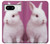 S3870 Mignon bébé lapin Etui Coque Housse pour Google Pixel 8