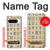 S0802 Mahjong Etui Coque Housse pour Google Pixel 8 pro