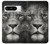 S1352 Lion Visage Etui Coque Housse pour Google Pixel 8 pro