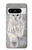 S1566 Milou Blanc Chouette Chouette Etui Coque Housse pour Google Pixel 8 pro