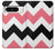 S1849 Rose Noir Chevron Zigzag Etui Coque Housse pour Google Pixel 8 pro