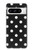 S2299 Noir Pois Etui Coque Housse pour Google Pixel 8 pro