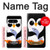 S2631 Mignon Bébé Pingouin Etui Coque Housse pour Google Pixel 8 pro