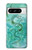 S2653 Dragon Vert Turquoise Pierre Graphique Etui Coque Housse pour Google Pixel 8 pro