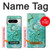 S2653 Dragon Vert Turquoise Pierre Graphique Etui Coque Housse pour Google Pixel 8 pro