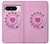 S2847 Rose Rétro téléphone Rotatif Etui Coque Housse pour Google Pixel 8 pro