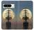 S2897 Pirate Ship Lune Nuit Etui Coque Housse pour Google Pixel 8 pro