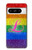S2900 Arc en ciel LGBT Fierté lesbienne Drapeau Etui Coque Housse pour Google Pixel 8 pro