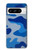 S2958 Armée Bleu Camo Camouflage Etui Coque Housse pour Google Pixel 8 pro