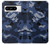 S2959 Marine Bleu Camo camouflage Etui Coque Housse pour Google Pixel 8 pro