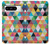 S3049 Triangles Couleurs vibrantes Etui Coque Housse pour Google Pixel 8 pro