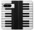 S3078 Noir et blanc Clavier de piano Etui Coque Housse pour Google Pixel 8 pro