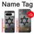 S3107 Judaïsme étoile de David Symbole Etui Coque Housse pour Google Pixel 8 pro