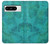 S3147 Aqua Marbre Pierre Etui Coque Housse pour Google Pixel 8 pro
