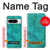 S3147 Aqua Marbre Pierre Etui Coque Housse pour Google Pixel 8 pro