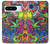 S3255 Motif Art coloré Etui Coque Housse pour Google Pixel 8 pro