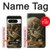 S3358 Vincent Van Gogh Skeleton cigarette Etui Coque Housse pour Google Pixel 8 pro