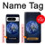 S3430 Bleu planète Etui Coque Housse pour Google Pixel 8 pro