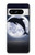 S3510 Dauphin Lune Nuit Etui Coque Housse pour Google Pixel 8 pro S3510 Dauphin Lune Nuit Etui Coque Housse pour Google Pixel 8 pro