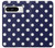S3533 Bleu à pois Etui Coque Housse pour Google Pixel 8 pro