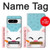 S3542 Chat mignon Dessin animé Etui Coque Housse pour Google Pixel 8 pro