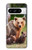 S3558 Famille d'ours Etui Coque Housse pour Google Pixel 8 pro