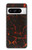 S3696 Magma de lave Etui Coque Housse pour Google Pixel 8 pro