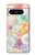 S3705 Fleur florale pastel Etui Coque Housse pour Google Pixel 8 pro