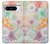 S3705 Fleur florale pastel Etui Coque Housse pour Google Pixel 8 pro