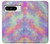 S3706 Arc-en-ciel pastel Galaxy Pink Sky Etui Coque Housse pour Google Pixel 8 pro
