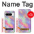 S3706 Arc-en-ciel pastel Galaxy Pink Sky Etui Coque Housse pour Google Pixel 8 pro