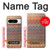 S3752 Motif de tissu en zigzag imprimé graphique Etui Coque Housse pour Google Pixel 8 pro