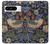 S3791 William Morris Strawberry Thief Fabric Etui Coque Housse pour Google Pixel 8 pro