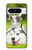 S3795 Peinture Husky Sibérien Ludique Chaton Grincheux Etui Coque Housse pour Google Pixel 8 pro