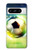 S3844 Ballon de football de football rougeoyant Etui Coque Housse pour Google Pixel 8 pro