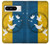 S3857 Colombe de la paix drapeau ukrainien Etui Coque Housse pour Google Pixel 8 pro