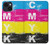 S3930 Clé jaune cyan magenta Etui Coque Housse pour iPhone 14