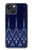 S3950 Motif textile thaïlandais bleu Etui Coque Housse pour iPhone 14 S3950 Motif textile thaïlandais bleu Etui Coque Housse pour iPhone 14
