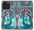 S3911 Jolie petite sirène Aqua Spa Etui Coque Housse pour iPhone 14 Pro