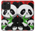 S3929 Panda mignon mangeant du bambou Etui Coque Housse pour iPhone 14 Pro