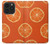 S3946 Motif orange sans couture Etui Coque Housse pour iPhone 14 Pro