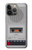 S3953 Graphique de lecteur de cassettes vintage Etui Coque Housse pour iPhone 14 Pro