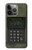 S3959 Impression graphique de la radio militaire Etui Coque Housse pour iPhone 14 Pro