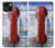 S3925 Collage Téléphone Public Vintage Etui Coque Housse pour iPhone 14 Plus
