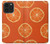 S3946 Motif orange sans couture Etui Coque Housse pour iPhone 14 Pro Max