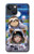 S3915 Costume d'astronaute paresseux pour bébé fille raton laveur Etui Coque Housse pour iPhone 13 Pro