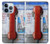 S3925 Collage Téléphone Public Vintage Etui Coque Housse pour iPhone 13 Pro